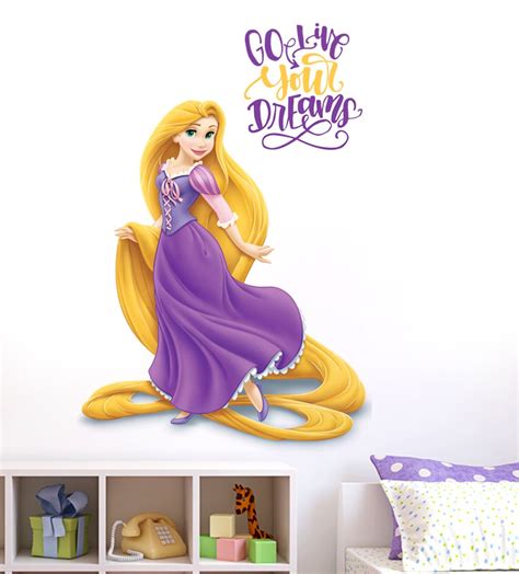 wallmonks Tangled - Rapunzel - Disney Princess - Go Live Your Dreams ...