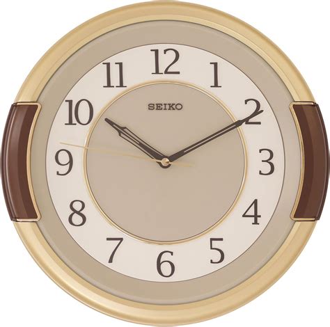 Titan Metal Classic Rose Gold Wall Clock with Silent Sweep Technology ...