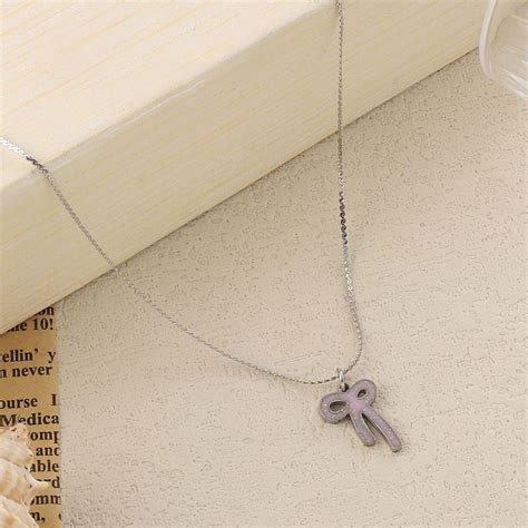 Sparkling Bow Silver Necklace | Salty – Salty Accessories