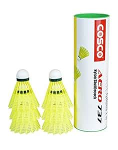 Buy Cosco Aero 737 Shuttle Cock, Pack of 6 Online at Low Prices in ...