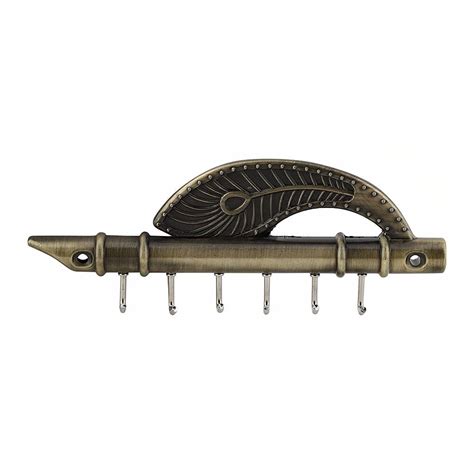 URBAN DESIRES Wall Key Holders Key Stand Lord Krishna's Flute & Peacock ...