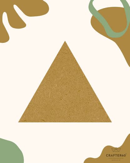 DIY MDF Triangle Boards for Painting, Craft & Décor Projects ...