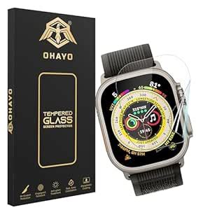 OHAYO Screen Protector For Apple Watch Ultra1/Ultra 2/Ultra 3 Screen ...