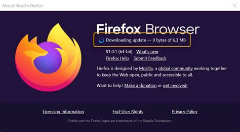 About Firefox Update 的图像结果