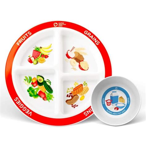 Buy Health Beet Portion Plate Choose MyPlate for Kids, Toddlers - Kids ...
