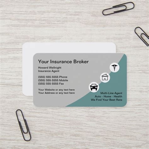 Image result for Insurance Agent Cards