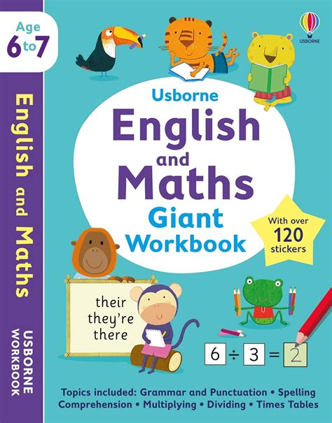 Usborne English and Maths Giant Workbook 6-7: The New Five Giants ...