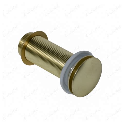 InArt Brass Full Threaded Pop Up Waste Coupling 32 MM 5", Brass Top (G ...
