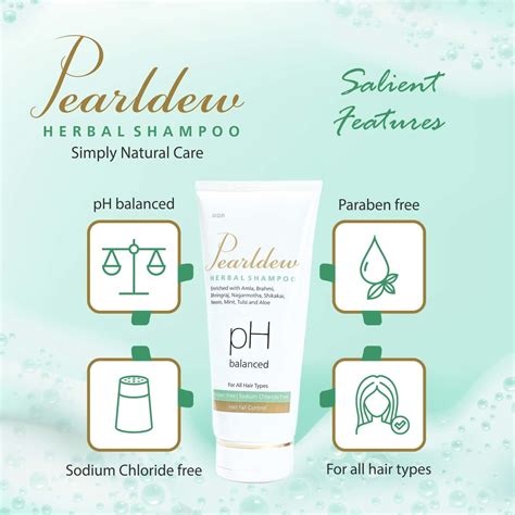 Buy PEARLDEW HERBAL SHAMPOO 100 ML | REDUCES HAIR FALL, DANDRUFF ...