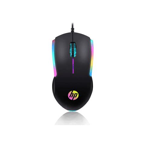 ماوس ألعاب سلكي من HP مزود بإضاءة LED متعدد النوى M160 HP Wired Gaming Mouse Led Multicores M160