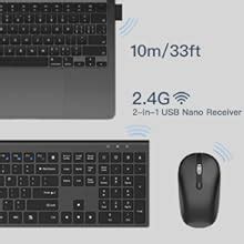 Amazon.in: Buy cimetech Full Sized Wireless Keyboard and Mouse Combo ...