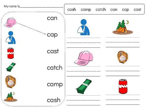 Words Beginning with C and Short A! Phonics for Kindergarten and First