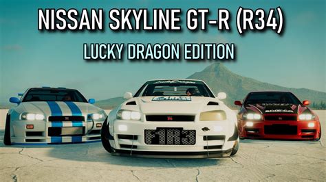The Crew 2 NISSAN SKYLINE GT-R (R34) LUCKY DRAGON EDITION - YouTube