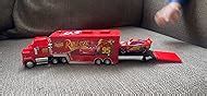 TEFU Movie Cars Toys Red Lightning Mcqueen Mack Hauler Truck & Racer ...