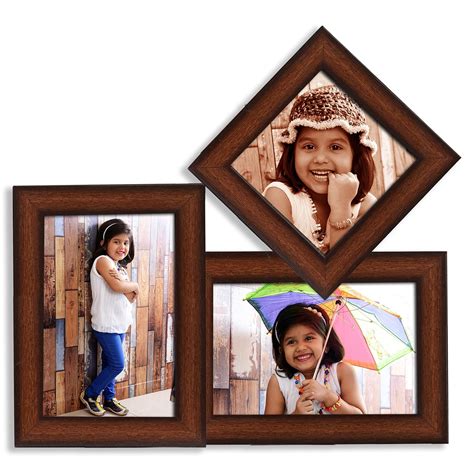 AJANTA Royal 3-Photo Frame Insert-CF-03 (Brown) : A-11B : Amazon.in ...