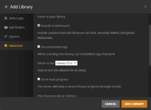 Plex How to Add Library 的图像结果