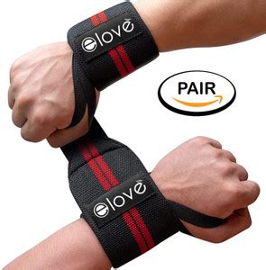 ELOVE Wrist Wraps Support With Thumb Loops for Men & Women - (One Size ...