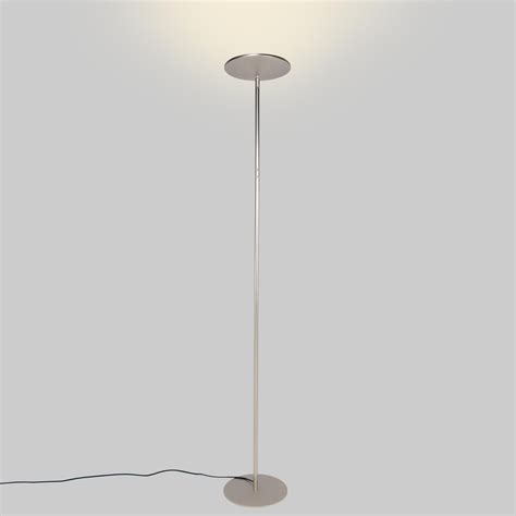 Lampadaire LED droit, design métal chromée mat, INSPIRE 1960 lm H.181 ...