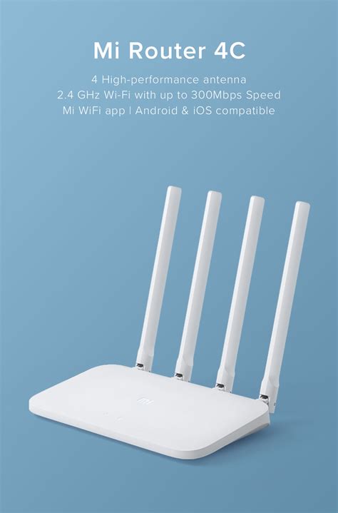 [Mi Router 4C White]Product Info - Mi India