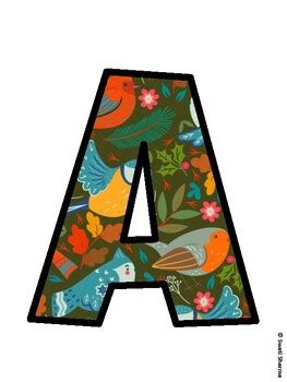 Birds Bulletin Board Decor Kit, Birds Bulletin Board Letters school ...