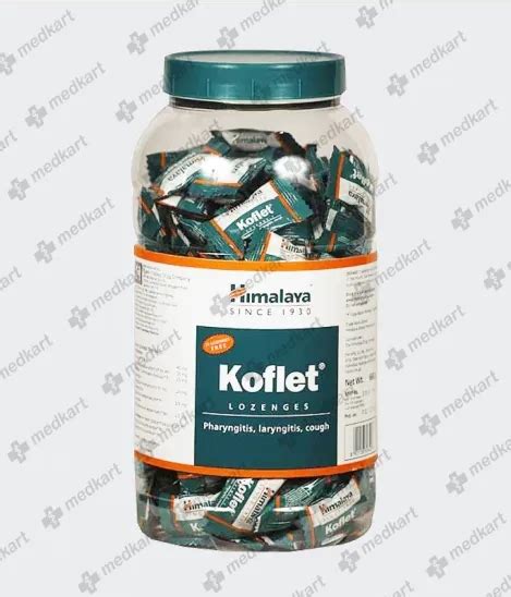 KOFLET LOZENGES JAR TABLET 200'S Price, Uses, Side Effects ...