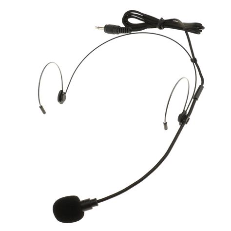 Magideal JY-528 Double Ear Hook 4Pin 3Pin Xlr 3.5mm Jack Wired Headset ...