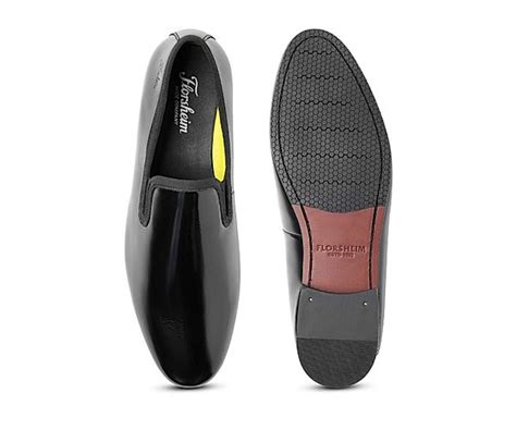 The Kerk Men Black Patent Slip On Florsheim
