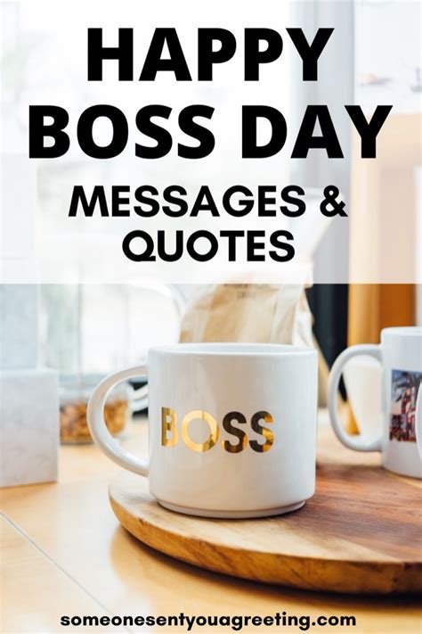 47 Happy Boss Day Messages and Quotes - Someone Sent You A Greeting
