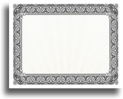 Desktop Publishing Supplies, Inc. Thick Certificate Paper with Red ...