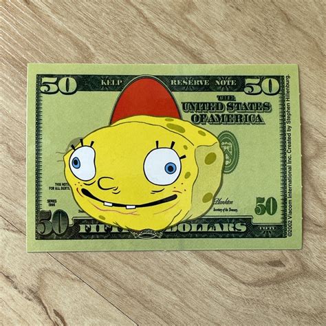 Spongebob Printable Money