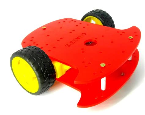 Invento 2 wheels 2 layer Smart Robot Car Chassis Kits with Battery Box ...