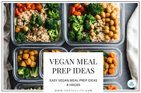 Easy Vegetarian Meal Prep Ideas and Hacks for Busy Days - Vestellite