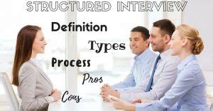 Image result for Structured Interview Meaning