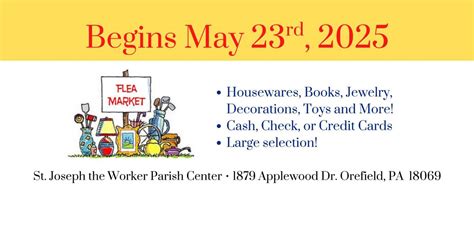 St. Joseph the Worker Flea Market, St. Joseph the Worker Parish ...