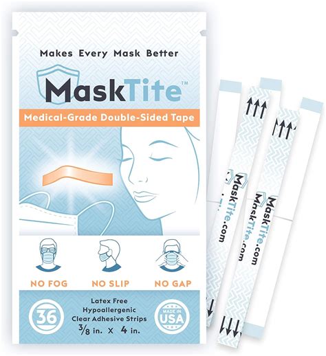 MaskTite – Face Mask Tape, No Fogging Glasses. No India | Ubuy