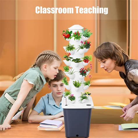 Duwiikab Hydroponics Vertical Garden Tower, Vertical Farming India | Ubuy