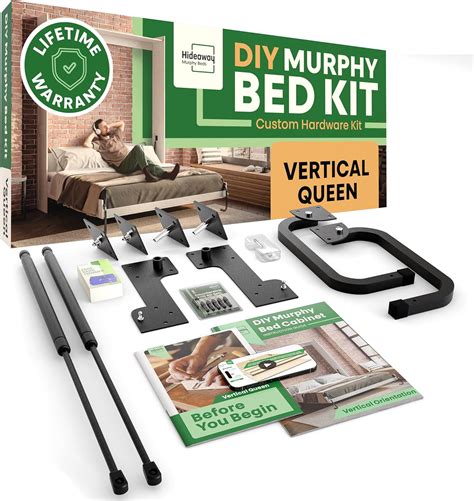 Amazon.com: DIY Murphy Bed Kit Queen | Murphy Bed Hardware Kit Queen ...