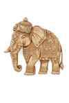 Buy Gold Stones Oxidised Antique Elephant Brooch For Men by Cosa ...