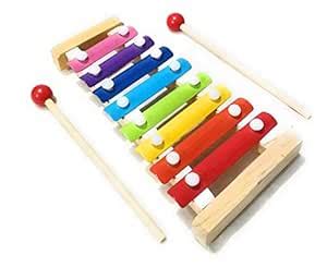 Buy arty beautiful wooden xylophone musical toy with 8 notes for kids ...