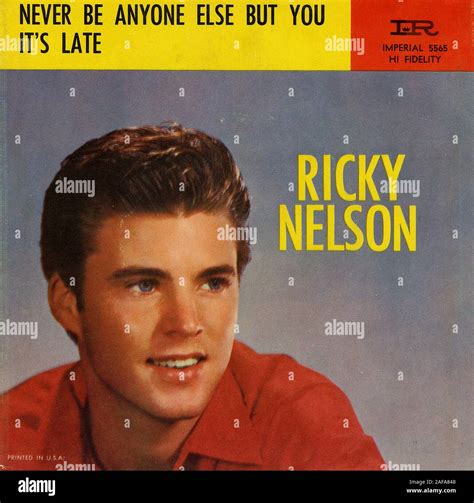 Ricky nelson hi-res stock photography and images - Alamy