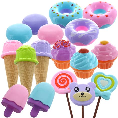 Buy GIFTEXPRESS 17 PCS Pretend Play Food Dessert Set, Sweet Treats ...