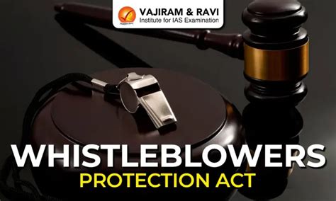 Whistleblower Protection Act, Background, Objectives, Features