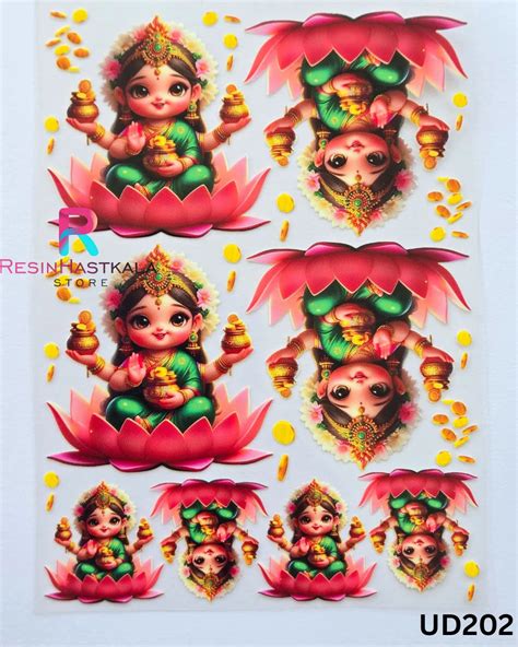 UV DTF Front Sticker for Resin Art – A6 Size (God Design) (UD202 ...