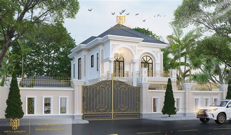 Home Design - Exterior Design - Neo Classical Style Villa - ML - Villa ...