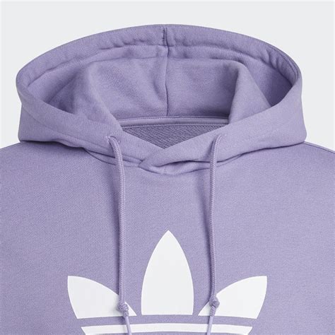 adidas Adicolor Classics Trefoil Hoodie - Purple | Free Shipping with ...