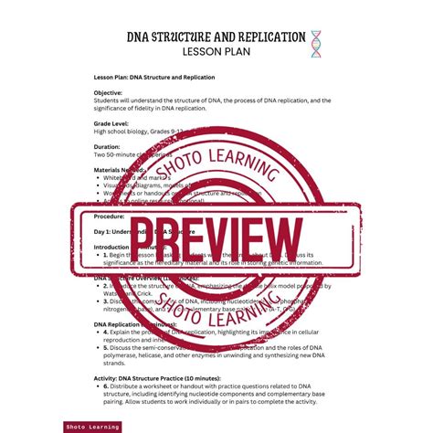DNA Learning Worksheet 的图像结果