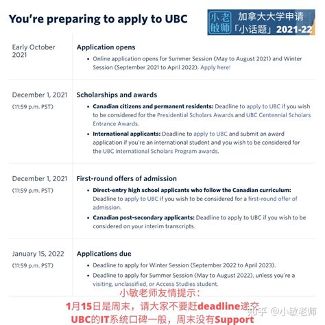 UBC本科申请截止（2021-22） - 知乎