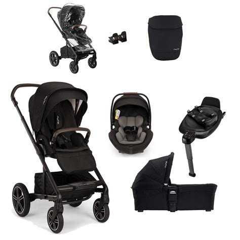Nuna MIXX Next & ARRA Flex Travel System - Caviar (Chocolate Leatheret – UK Baby Centre