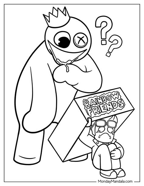 20 Rainbow Friends Coloring Pages (Free PDF Printables)