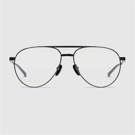 Aviator optical frame in black | GUCCI® US